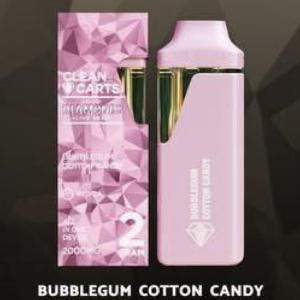 bubblegum cotton candy clean carts